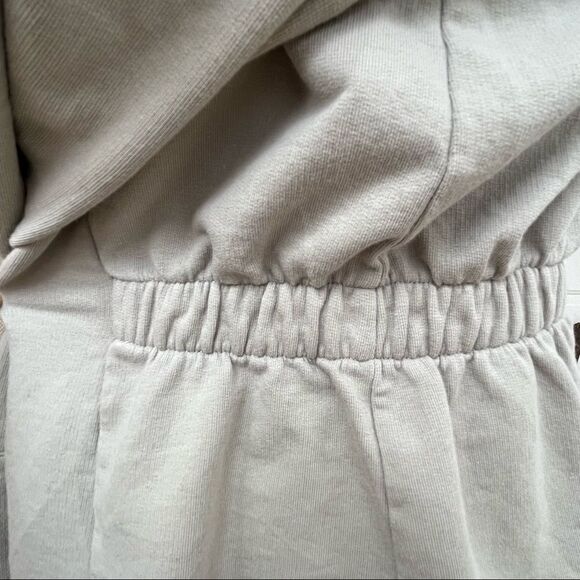 Lilla P lightweight sweater jacket ruffle collar pale green M - Picture 5 of 8